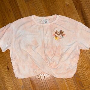 Women’s Disney Soft Pink/peach twist front Tee